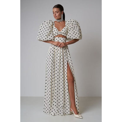 Women's Seaside Vacation Style Sexy Slit Mid-length Suits