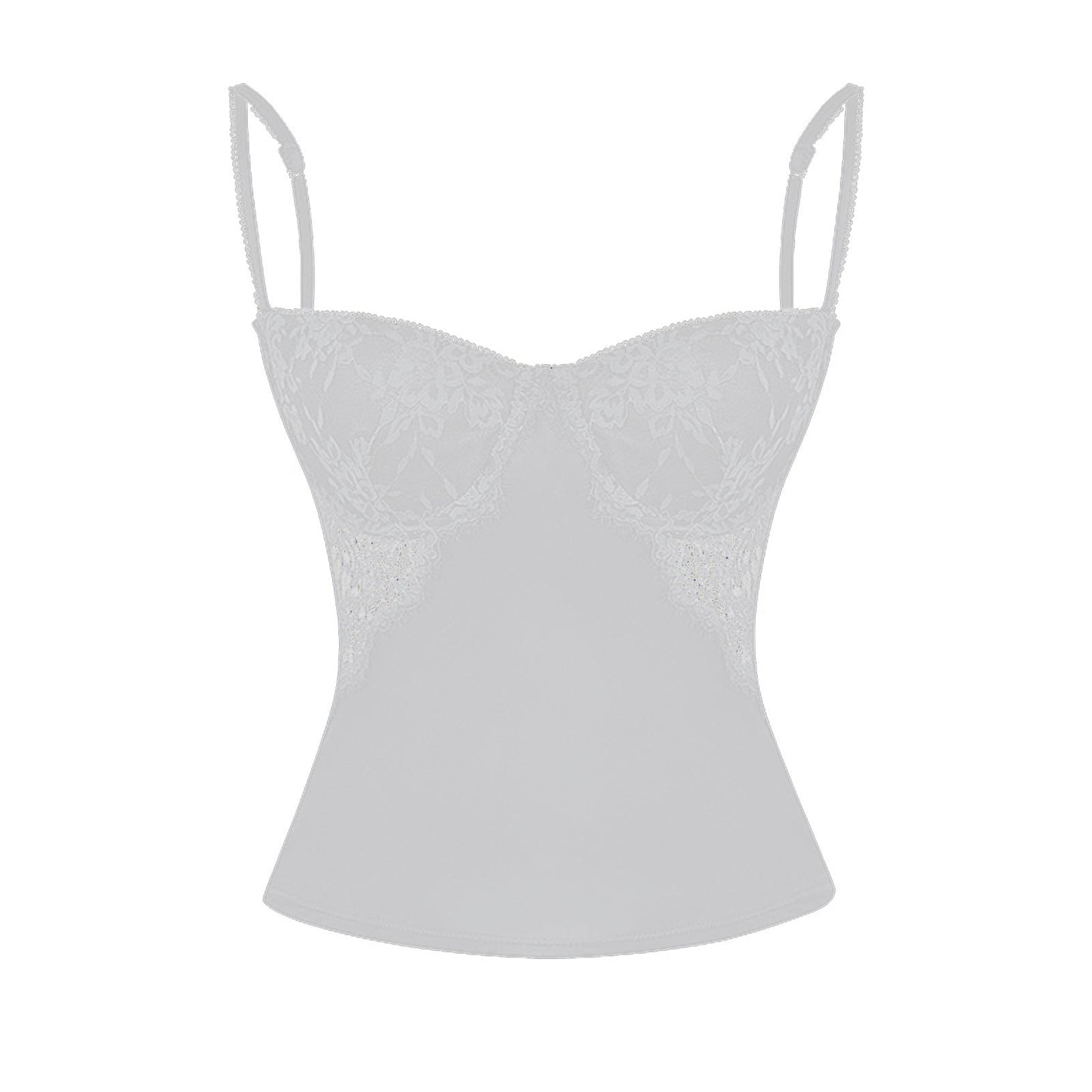 Summer Slim Lace Stitching Hollow Sexy Tops