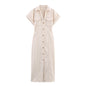 Z Summer Midi Slim Denim Dress Dresses