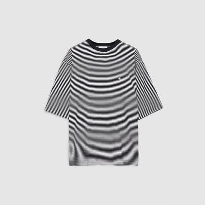 Women's American Niche Classic Embroidered Striped Loose Blouses