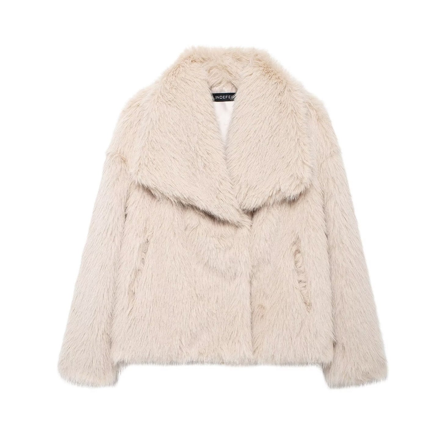 Women's Innovative French Artificial Fur Effect Coats