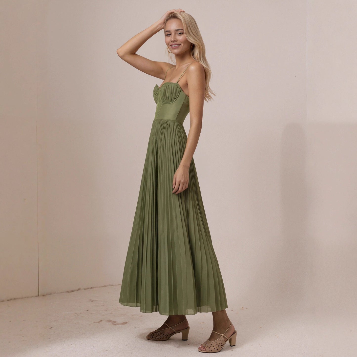 Women's Bridesmaid Gown Backless Deep V Sexy Dresses