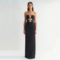 Women's Metal Accessories High-grade Elegant Long Slim Fit Tops