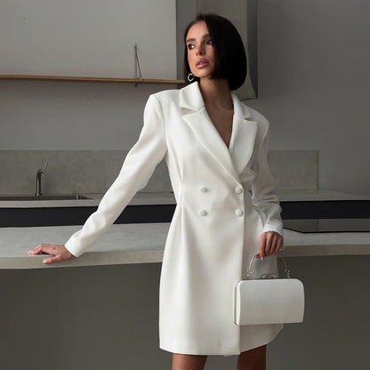 Women's Sweet Cool Style Business Dress Commuter Waist Dresses