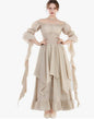 Medieval Halloween Revival Dress Tied Waist Dresses