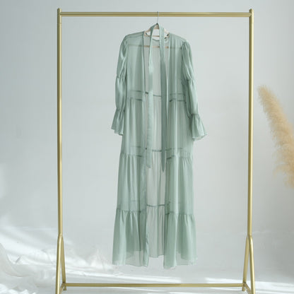 Turkey Encounter Elegant Chiffon Wrinkle Two-piece Dresses