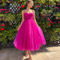 Women's Summer Dress Girly Style Mesh Banquet Dresses
