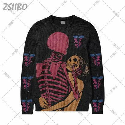 Women's & Men's & Street Gothic Autumn Pullover Knitwear