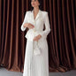 Women's Fashion Charming Elegant Long Pleated Suits
