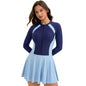 Swimsuit Women Sports Dress Long Sleeved Sunscreen Conservative Swimsuit