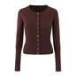 Women's Hot Slim Breasted Knitted High Waist Suits