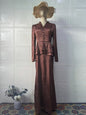 Women's Elegant Retro Long Sleeve Slim Fit Dresses