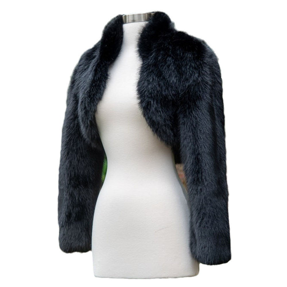 Women's Versatile Fashion Casual Imitation Fur Coats