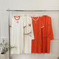 Simple Graceful Dress Alphabet Knitting Long Suits