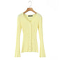 Women's Pure Gentle Knitted Two-piece Collar Burrs Tassels Waist Suits