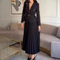 Women's Fashion Charming Elegant Long Pleated Suits