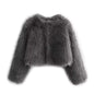 Women's Graceful Winter Artificial Fur Effect Coats