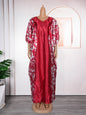 Women's Ethnic Style Robe African Printing Color Dresses