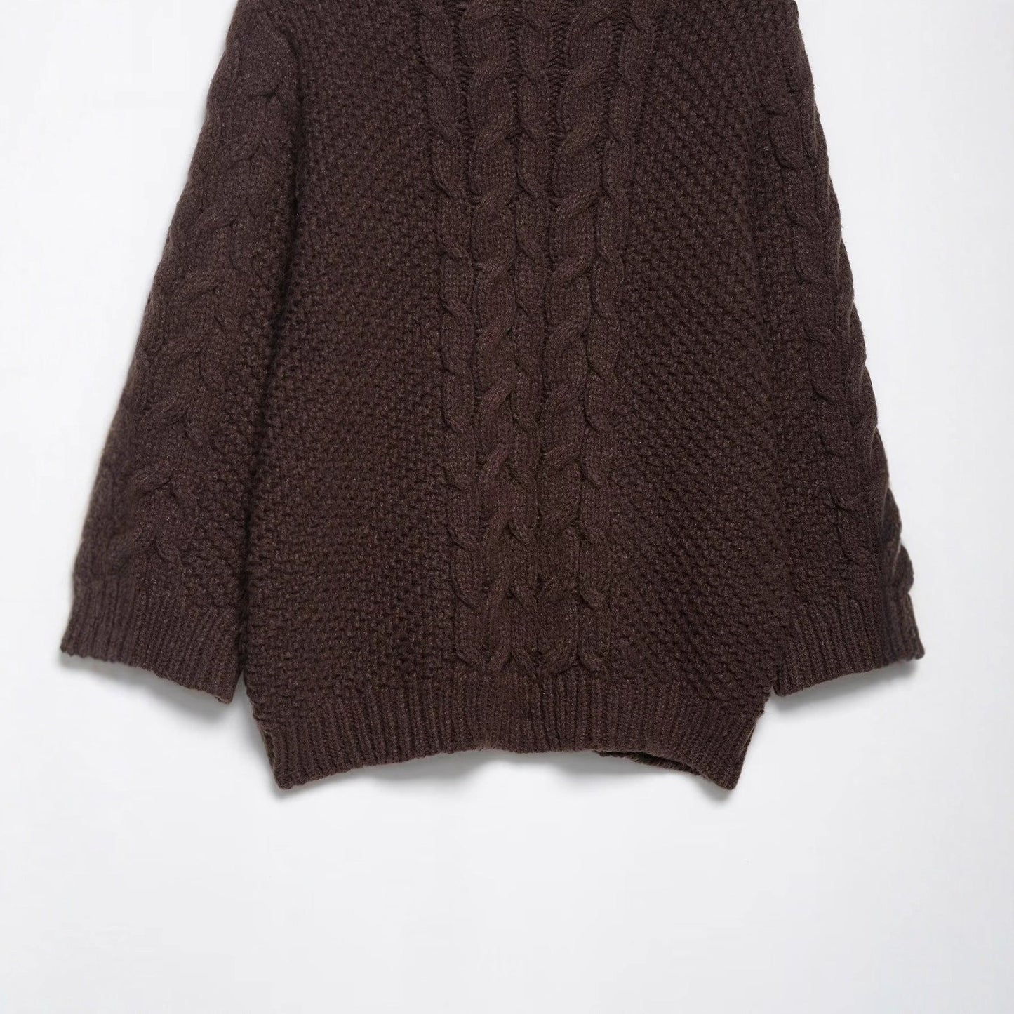 Summer Hemp Pattern Big Sleeves Loose Sweaters