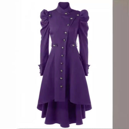 Women's Trench Stand-up Collar Slim Fit British Coats