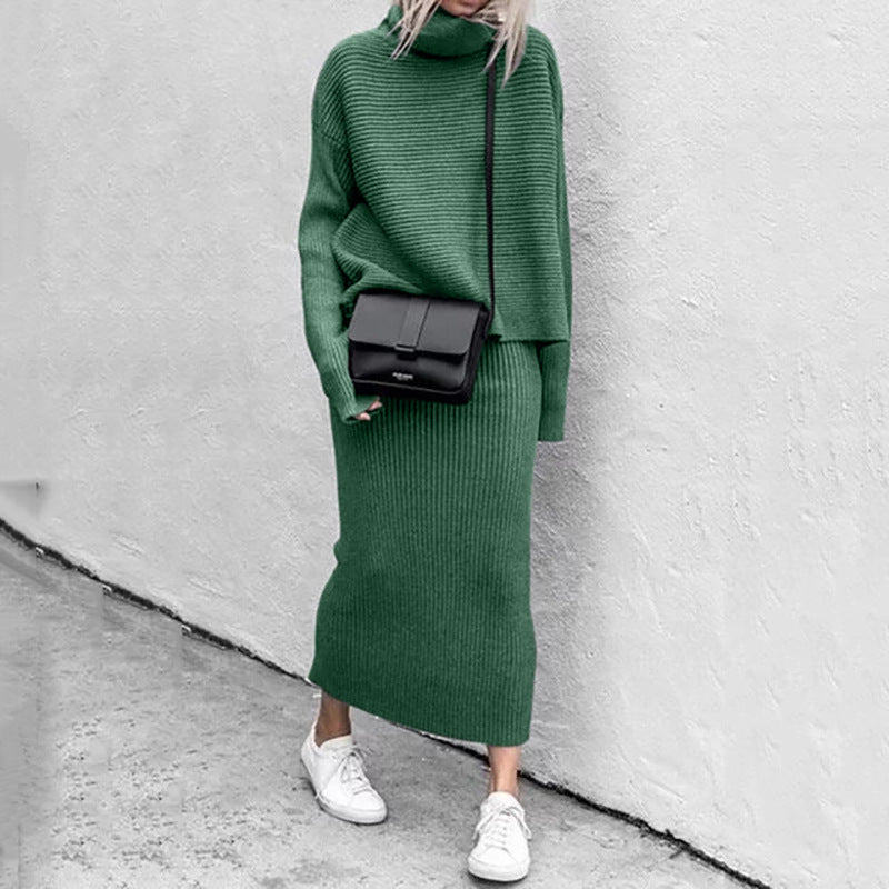 Women's Autumn Casual Loose Fashion Long Two-piece Suits