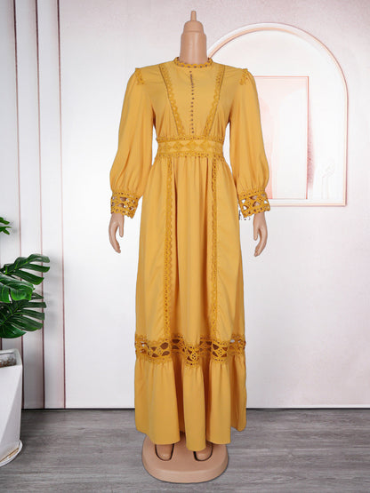 Women's Casual African Dress Elegant Long Dresses