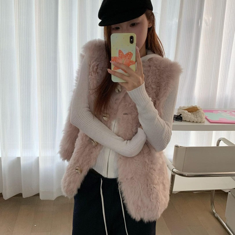 Fur Thickened Female Winter Fashion Thickening Coats