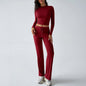 Women's Casual Sports Style Slim Long Sleeve Suits