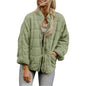 Women's Solid Color Stand-up Collar Loose Pockets Long Coats