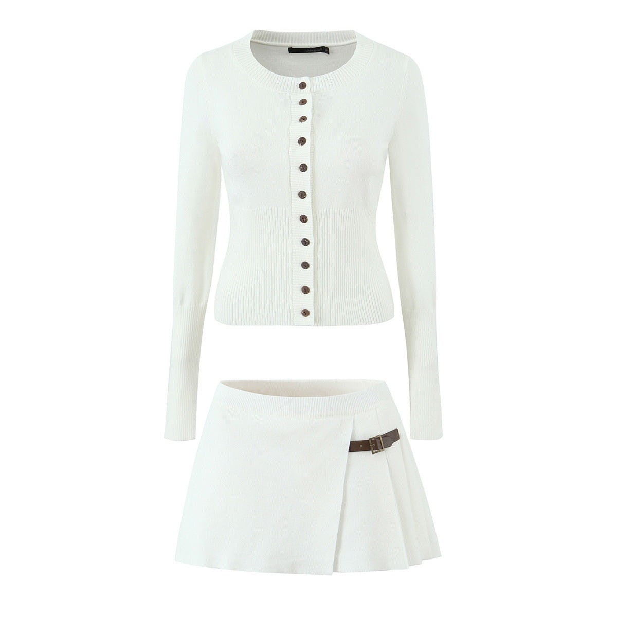 Women's Hot Slim Breasted Knitted High Waist Suits
