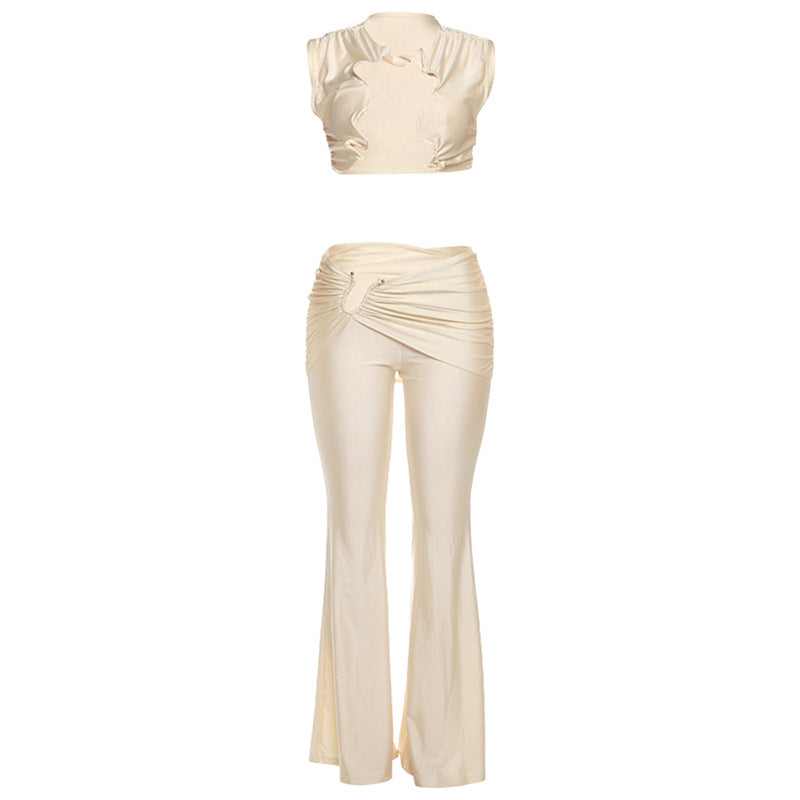 Women's Personalized Twisted Sexy Cutout Slim Trousers Suits