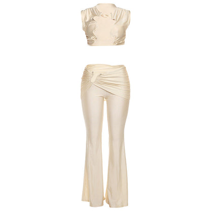 Women's Personalized Twisted Sexy Cutout Slim Trousers Suits