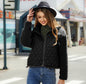 Women's Flash Veet Zipper Long Sleeve Plush Clothing