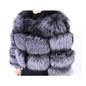 Women's Fur Imitation Raccoon Stitching Artificial Coats