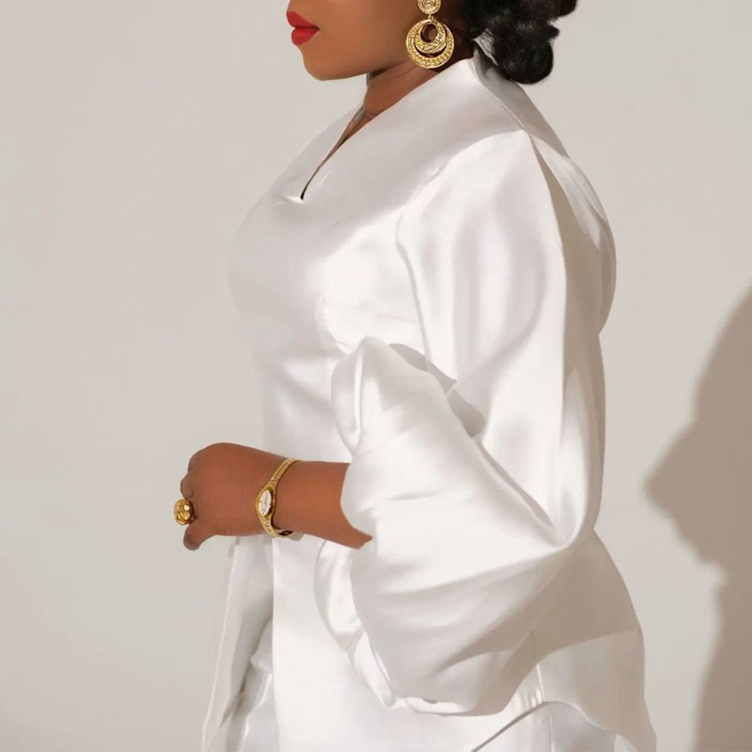 Fashion Temperament Ol Elegant Solid Color Suits