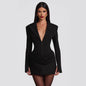 Temperament Bandage Long Sleeve Hot Dress Dresses