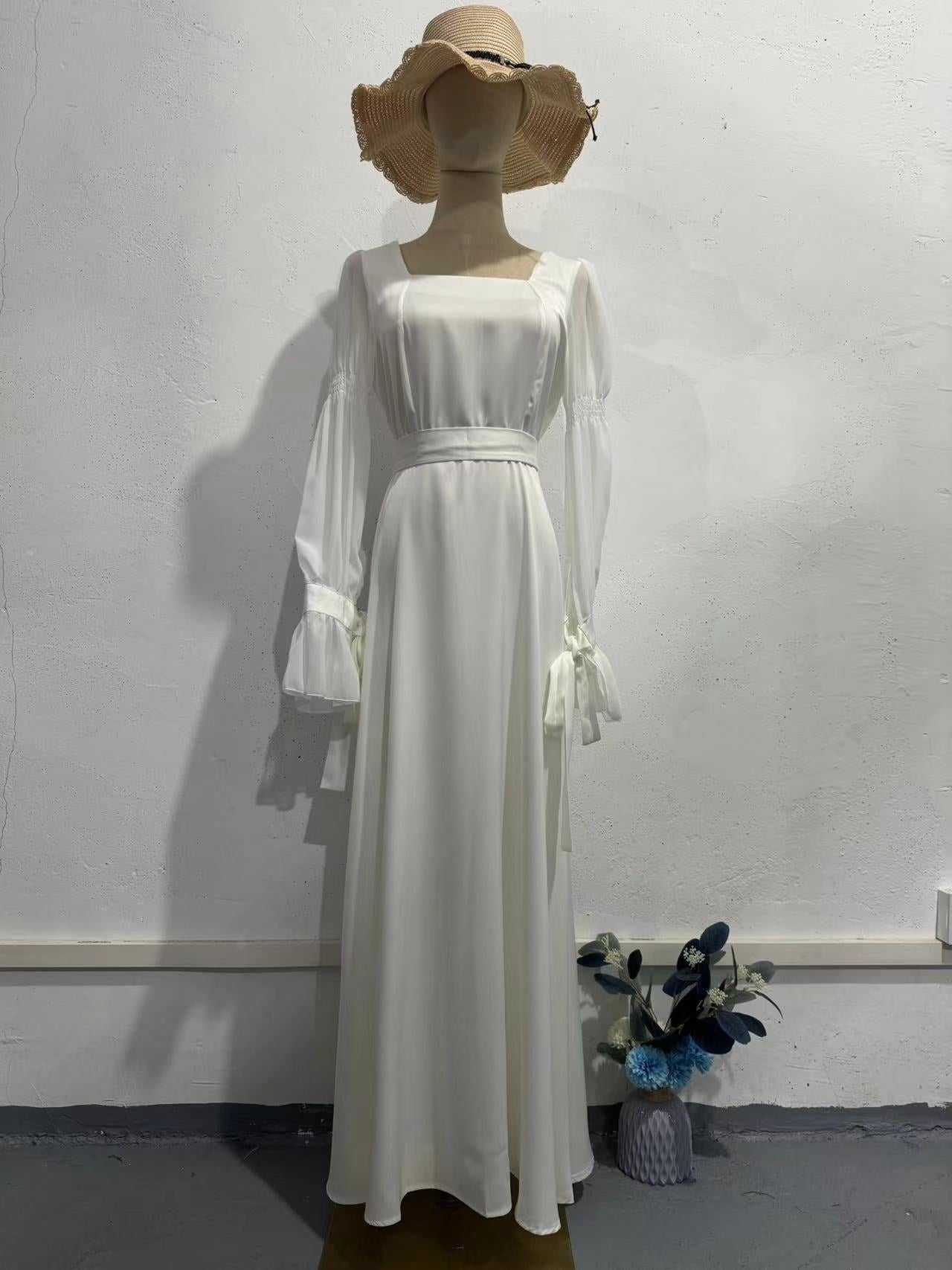 Women's The Knee Spring French Fairy Mori Dresses