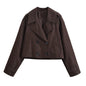 Women's Fashion Casual Street Lapel Trench Coats