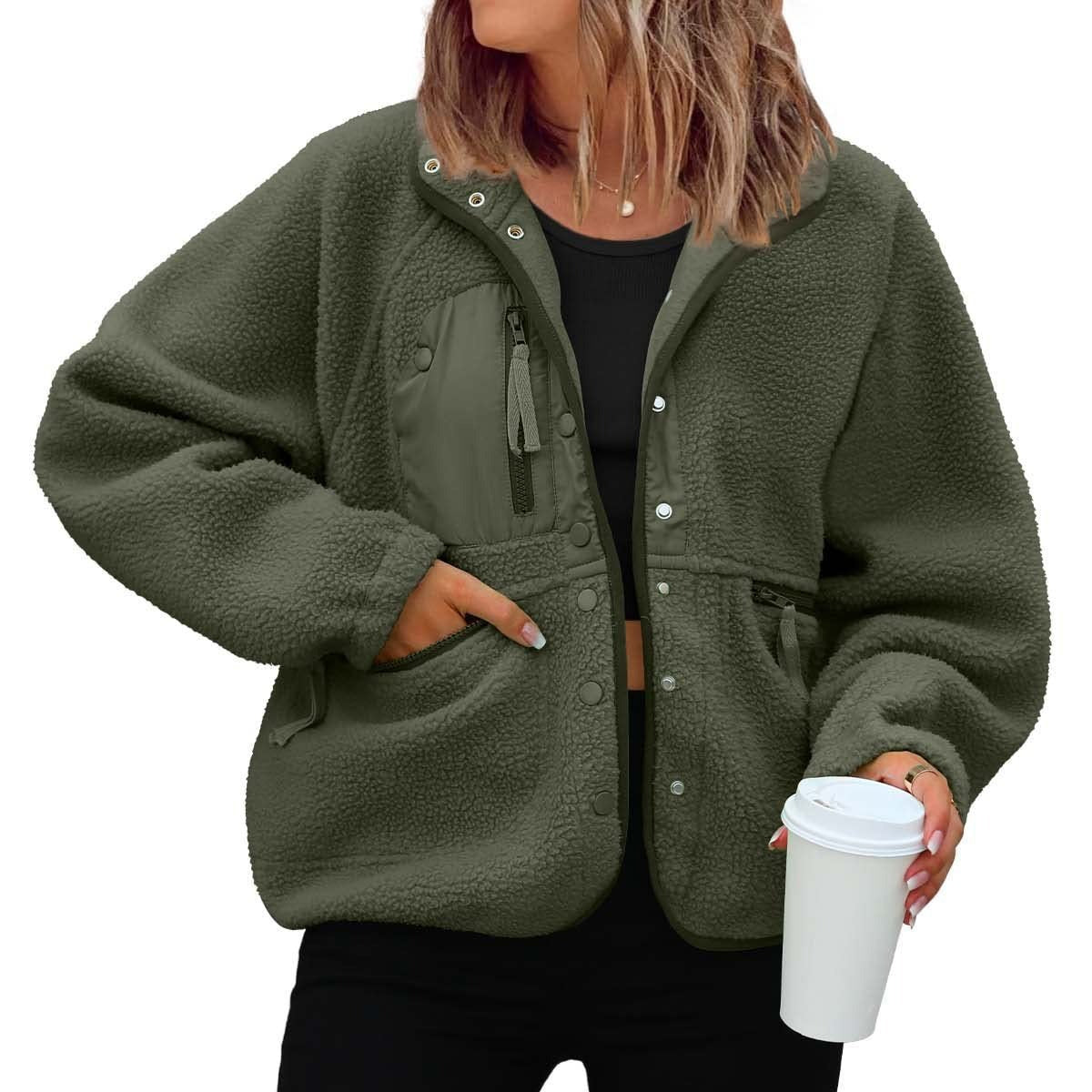 Women's Pretty Polar Fleece Sports Leisure Jackets