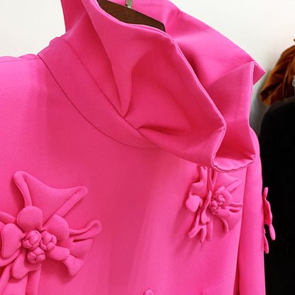 Fashionable Elegant Handmade Three-dimensional Flower Bell Dresses