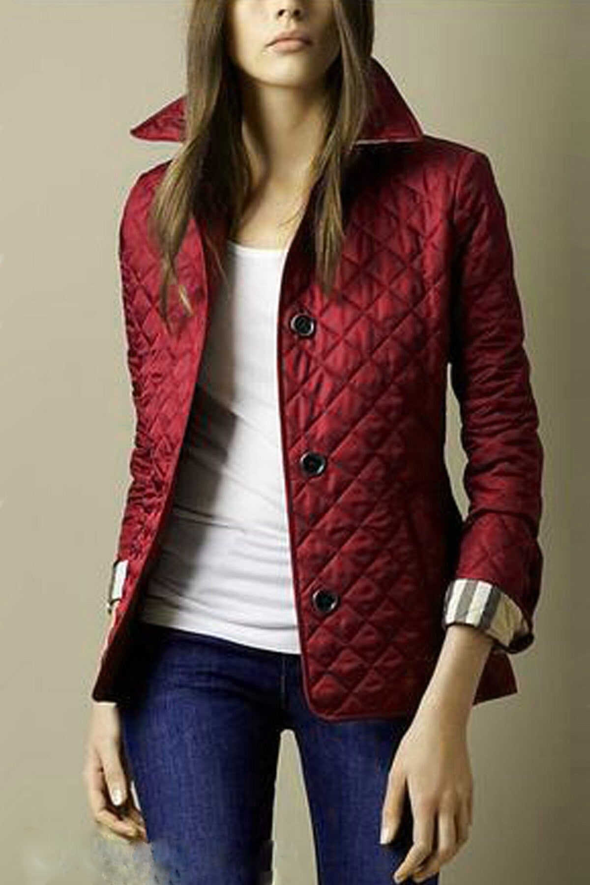 Multicolor Fashion Temperament Lapel Single Breasted Coats