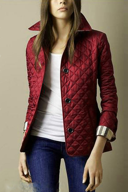 Multicolor Fashion Temperament Lapel Single Breasted Coats