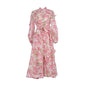 Catwalk Design Sense Hanging Flower Long Dresses