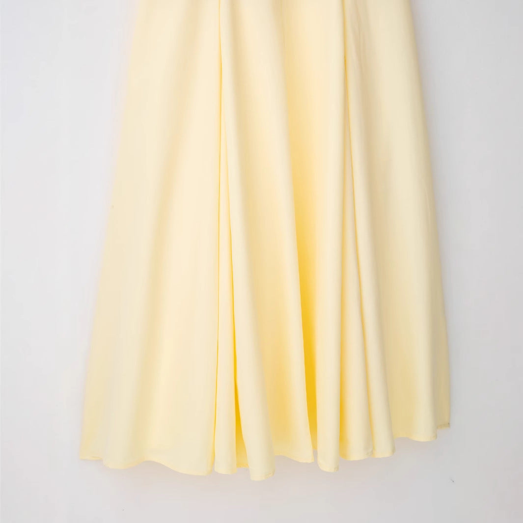 Summer Lapel Shirt Trench Solid Color Dresses