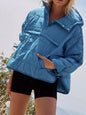 Women's Solid Color Hooded Pullover Pocket Long Coats