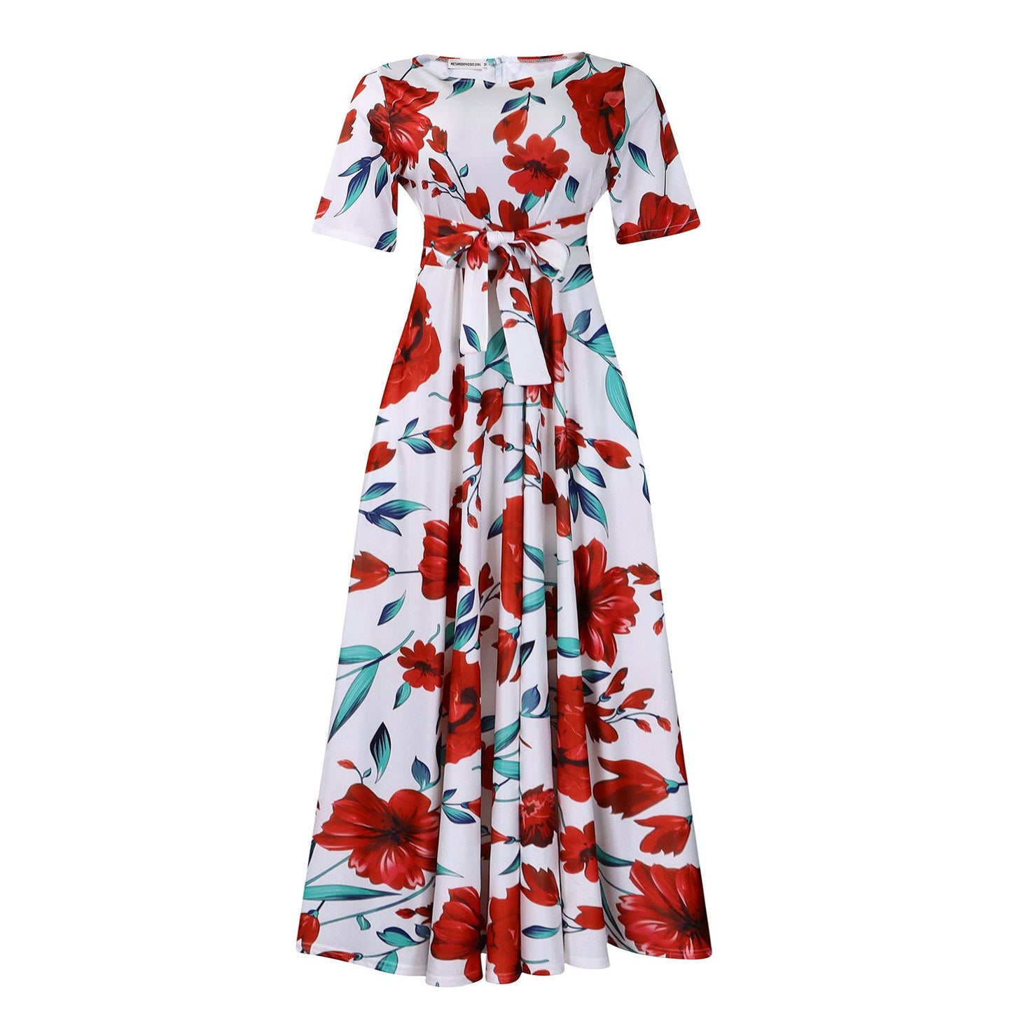 Women's Fashion Elegant Tied African Sleeve Large Dresses