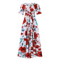 Women's Fashion Elegant Tied African Sleeve Large Dresses