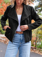 Classy Glamorous Fashion Casual Motorcycle Suede Coats
