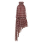 Women's Summer Asymmetric Design Slim Halter Plaid Dresses