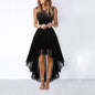 Hollow Lace Waist Chiffon Dress Dinner Dresses